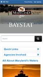 Mobile Screenshot of baystat.maryland.gov