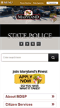 Mobile Screenshot of mdsp.maryland.gov