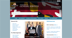 Desktop Screenshot of dgs.maryland.gov