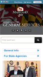 Mobile Screenshot of dgs.maryland.gov