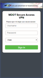 Mobile Screenshot of portal.mdot.maryland.gov