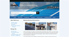 Desktop Screenshot of energy.maryland.gov