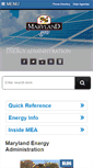 Mobile Screenshot of energy.maryland.gov