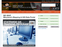 Tablet Screenshot of imap.maryland.gov